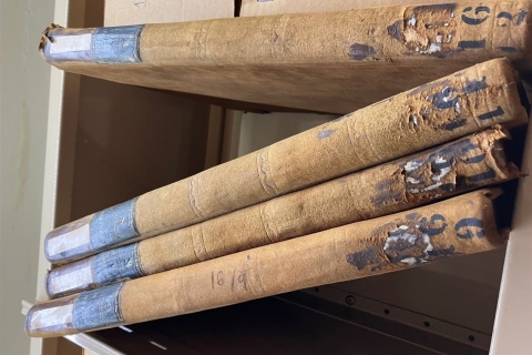 Documents and views of the archive at present