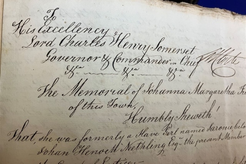 Documents and views of the archive at present
