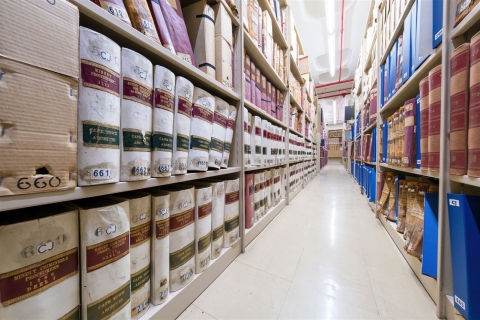 Documents and views of the archive at present