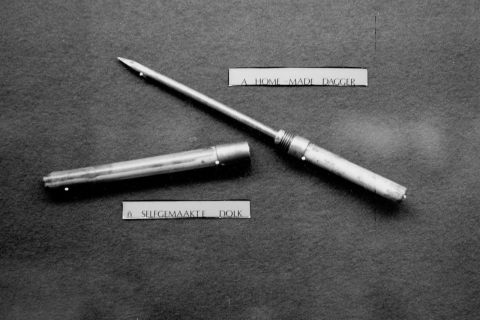 CA 2983 – A dagger made by a prisoner while in prison