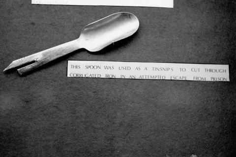 CA2987 - Roeland Street Prison: A tool made from a spoon to aid escape Sept. 1977